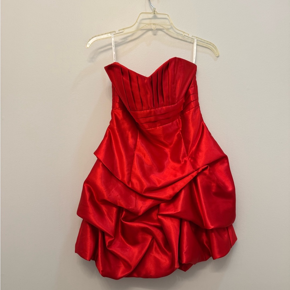 Vintage Jessica McClintock Strapless Bubble Dress